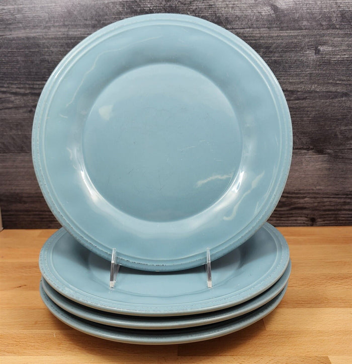 Cucina Agave Blue by Rachael Ray Set of 4 Dinner Plate 10 1/2" 27cm Dinnerware