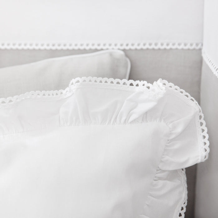 Cushion cover - White Froufrou