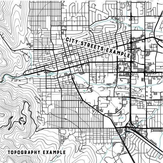 Custom Custom Map Pint Glass - Corporate Gifts