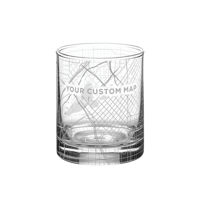 Custom Custom Map Rocks Glass - Corporate Gifts
