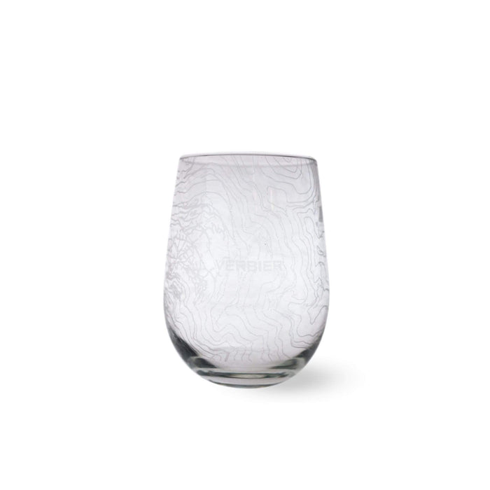 Custom Custom Map Stemless Wine Glass - Corporate Gifts
