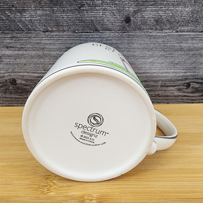 Dad Golf Saying Coffee Mug Ceramic Embossed White Cup Blue Sky Father’s Day 21oz