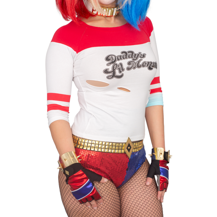 Daddy's Little Monster Raglan T-shirt