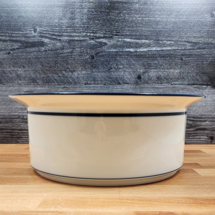 Dansk Allegro Blue Casserole Dish No Lid Kitchenware Ceramic Bowl 2 Qt