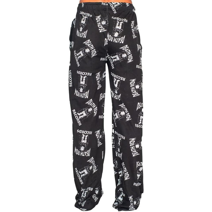 Deathrow Records Logo Toss Adult Sleep Lounge Pants - TVStoreOnline