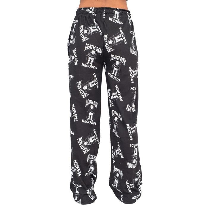 Deathrow Records Logo Toss Adult Sleep Lounge Pants - TVStoreOnline