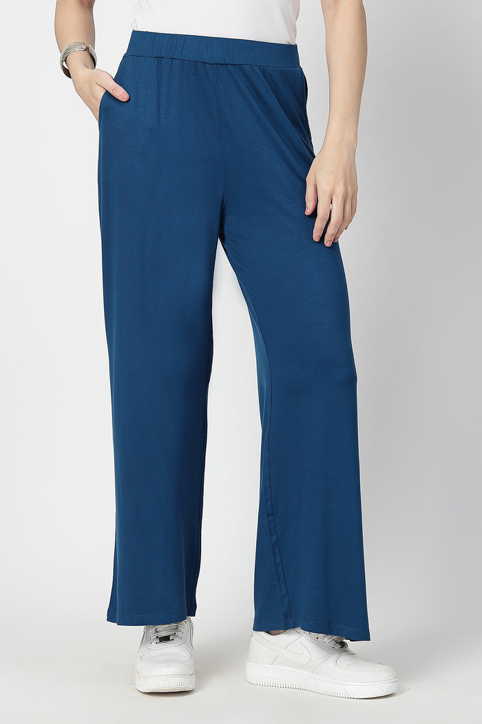 Deep Teal Maternity Palazzo Set