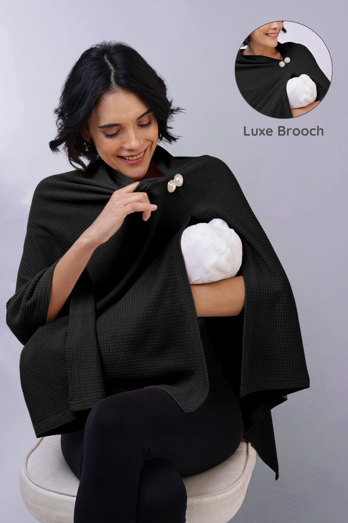 Diana Nursing Cover - Black