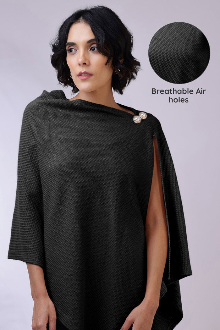 Diana Feeding Cover - Black