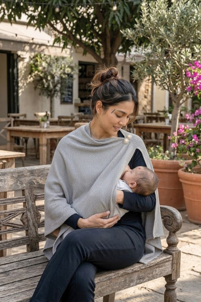 Diana Nursing Cover - Grey