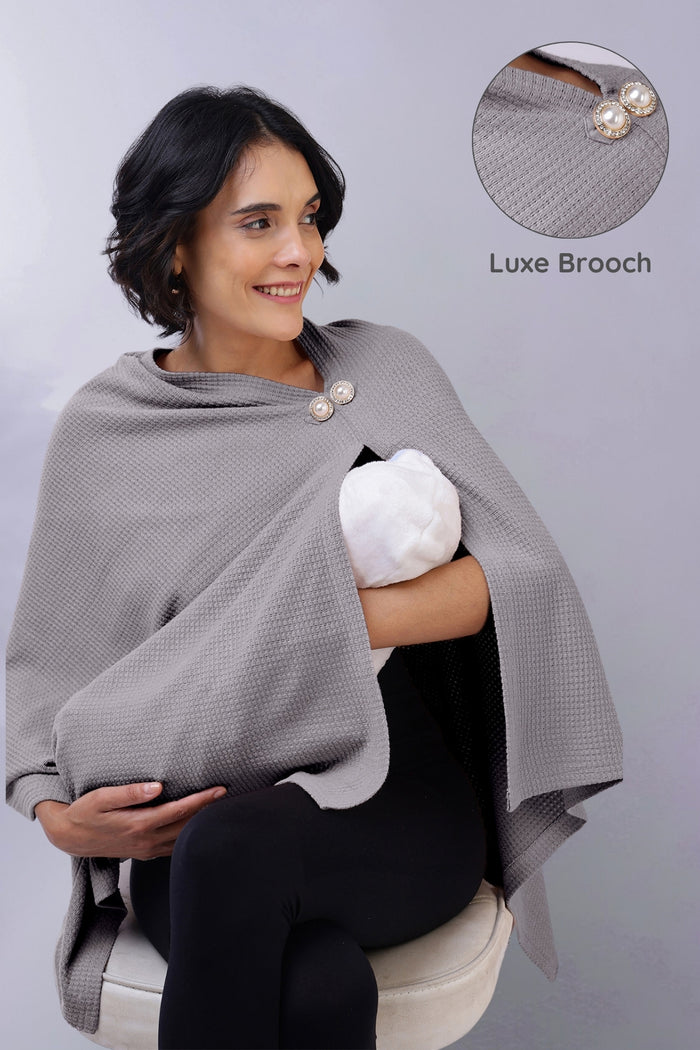 Diana Nursing Cover - Grey