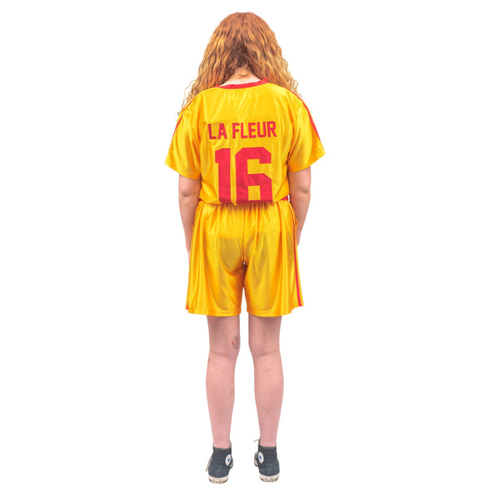 Dodgeball Joe's Team Captain La Fleur Top and Shorts Set Halloween Costume Cosplay