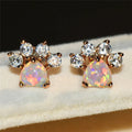 Dog Cat Paw Earrings
