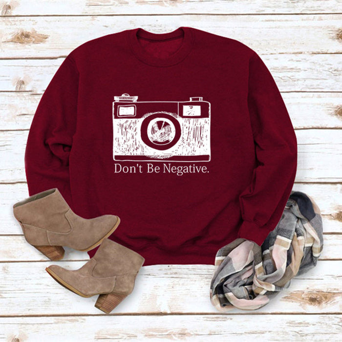 Wine red sweater (white color picture) / S