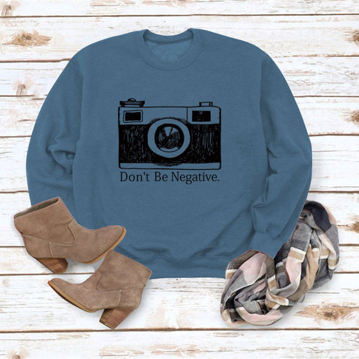 Blue sweater (black color picture) / S