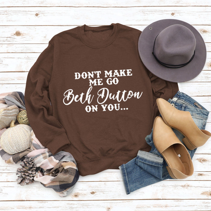 Coffee sweater (white font) / S