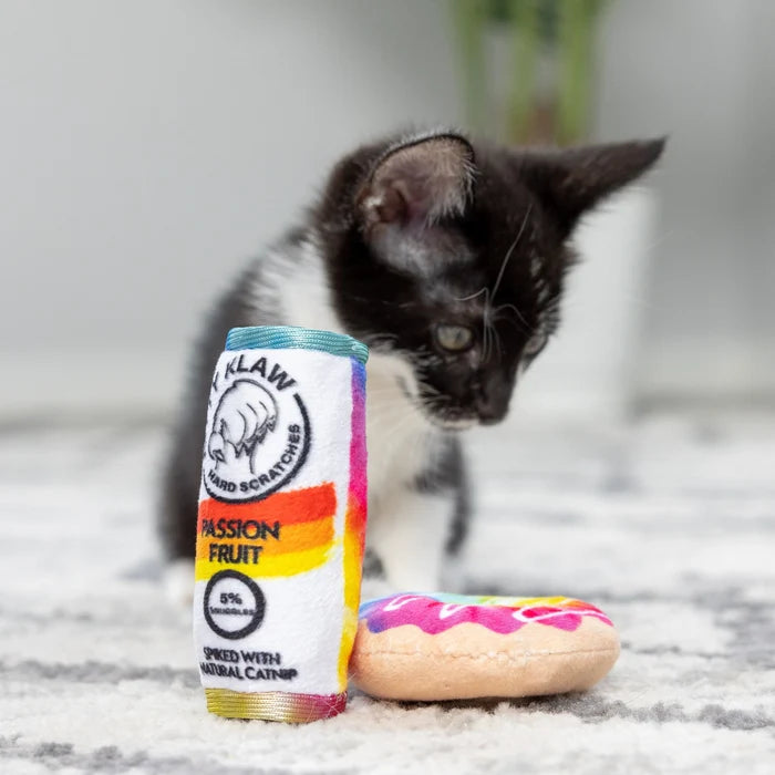 Pride Donut & Kitty Klaw Passion Fruit 2Pk Cat Toy