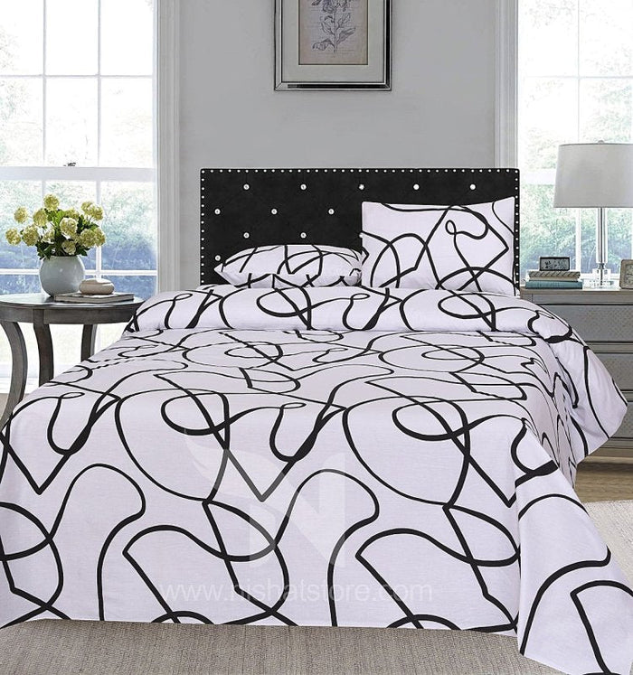 Double Bed Sheet Design NC-C 3572 - Nishat Creative Store