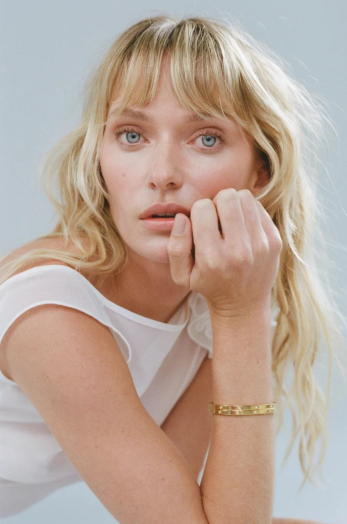Dylan Bangle Gold - Celestial Clear - SODA Fashion Haus