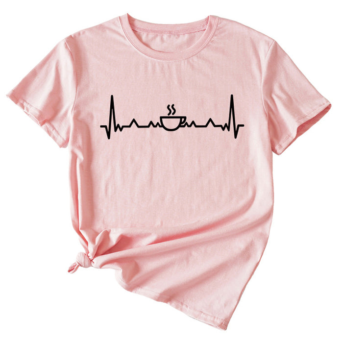Pink (black font) / S