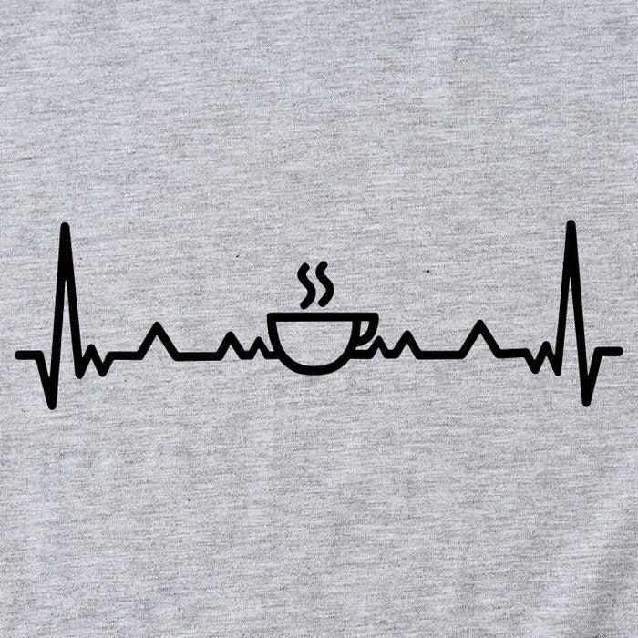 ECG Coffee Women's Loose Short Sleeve Top Round Neck T-shirt