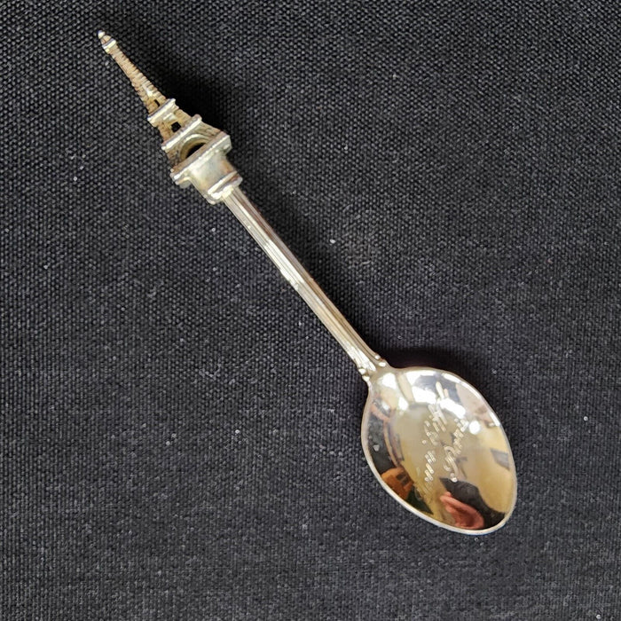 Eiffel Tower Paris France Collectible Souvenir Spoon 4.5" (11cm) Silver Plated
