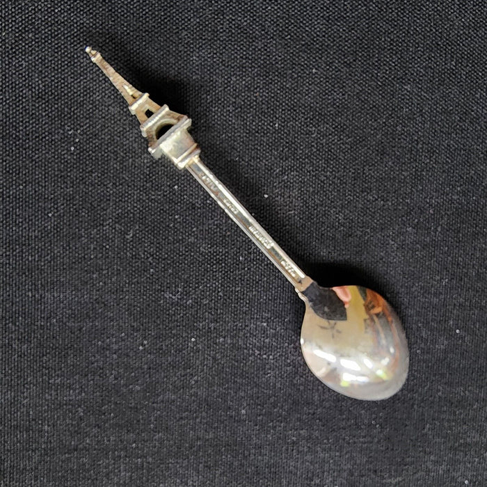 Eiffel Tower Paris France Collectible Souvenir Spoon 4.5" (11cm) Silver Plated