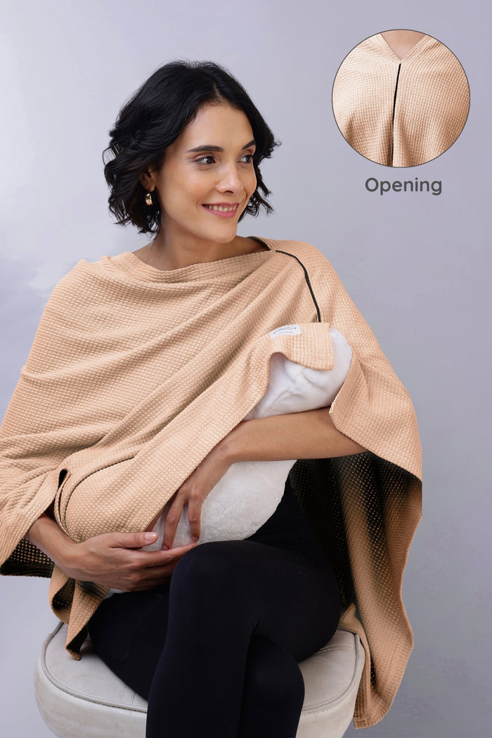 Elena Nursing Cover - Champagne