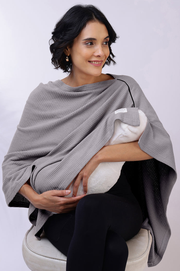 Maternity Pregnancy Elena Nursing Cover - Grey