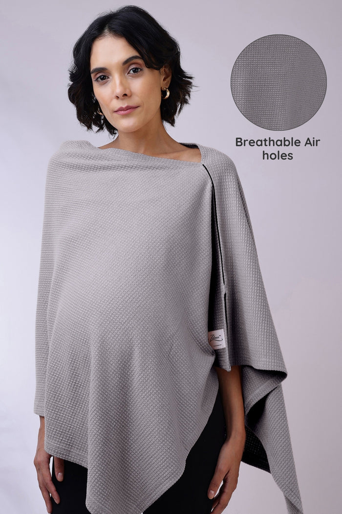 Elena Nursing Cover - Grey