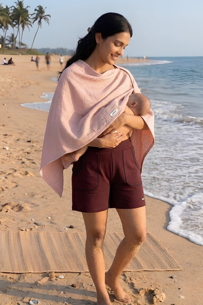Elena Nursing Cover - Light Pink