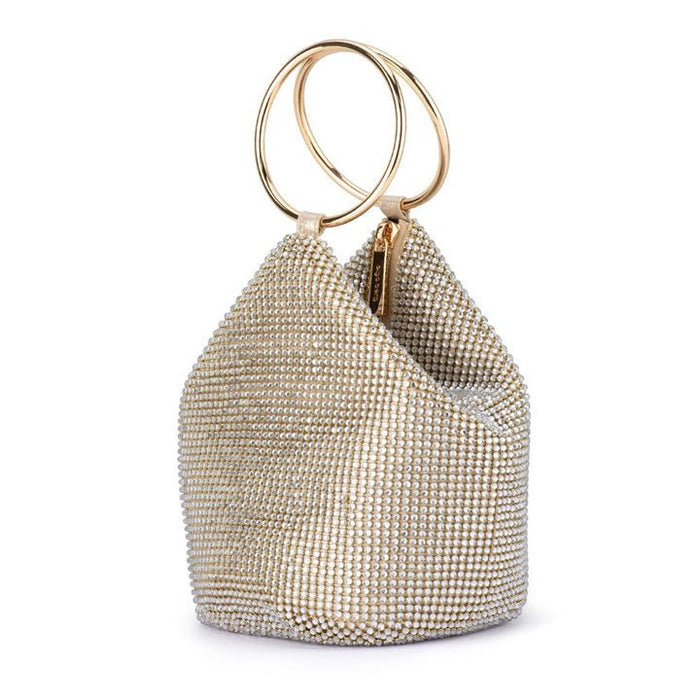 Ellie Crystal Mesh Hand Bag - SODA Fashion Haus