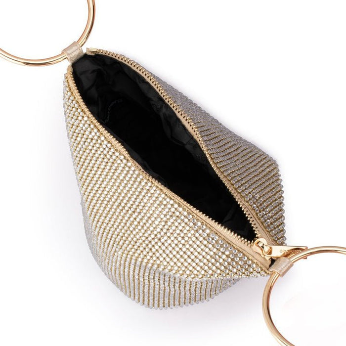 Ellie Crystal Mesh Hand Bag - SODA Fashion Haus