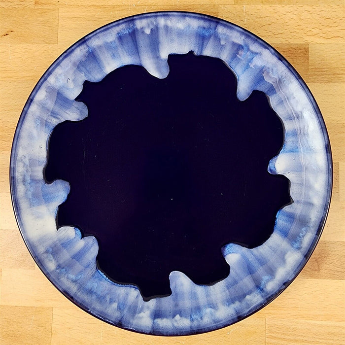 Embossed Salad Plate 8" (21cm) Drip Glaze by Blue Sky Clayworks Serving Tray