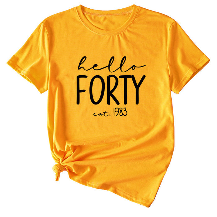 Mustard yellow (black font) / S
