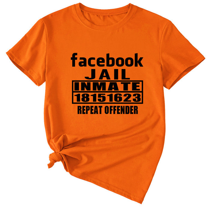 Orange (black font) / S