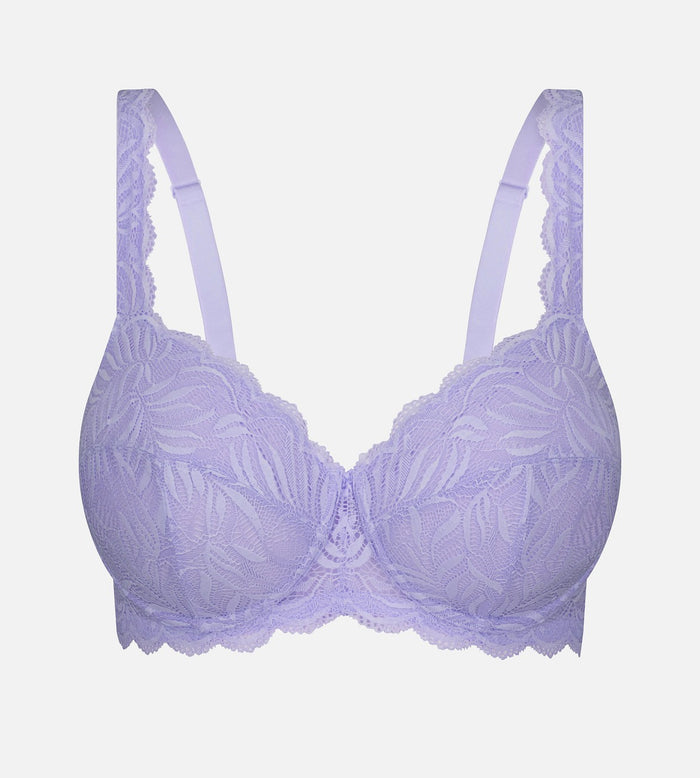 PURPLE TRIUMPH ESSENTIAL LACE BALCONETTE BRA