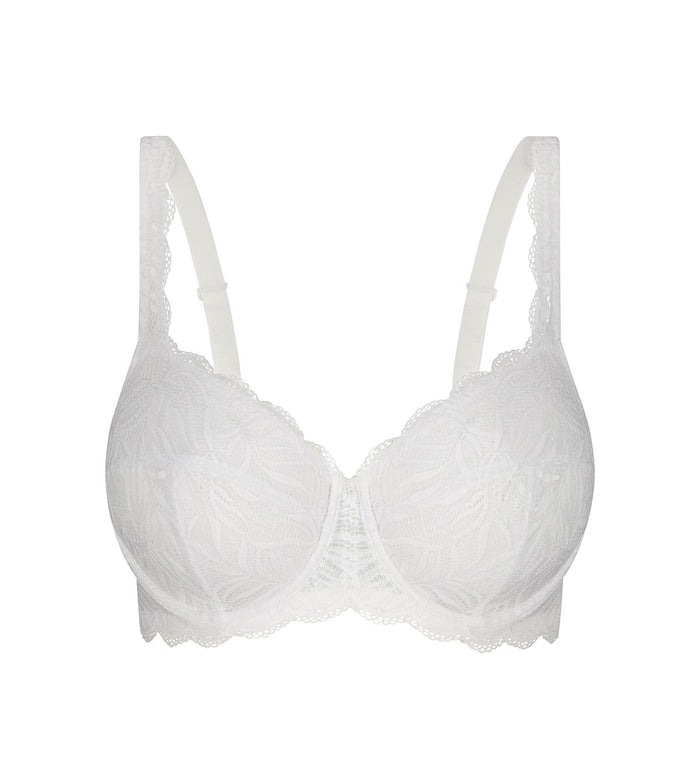 WHITE TRIUMPH ESSENTIAL LACE BALCONETTE BRA