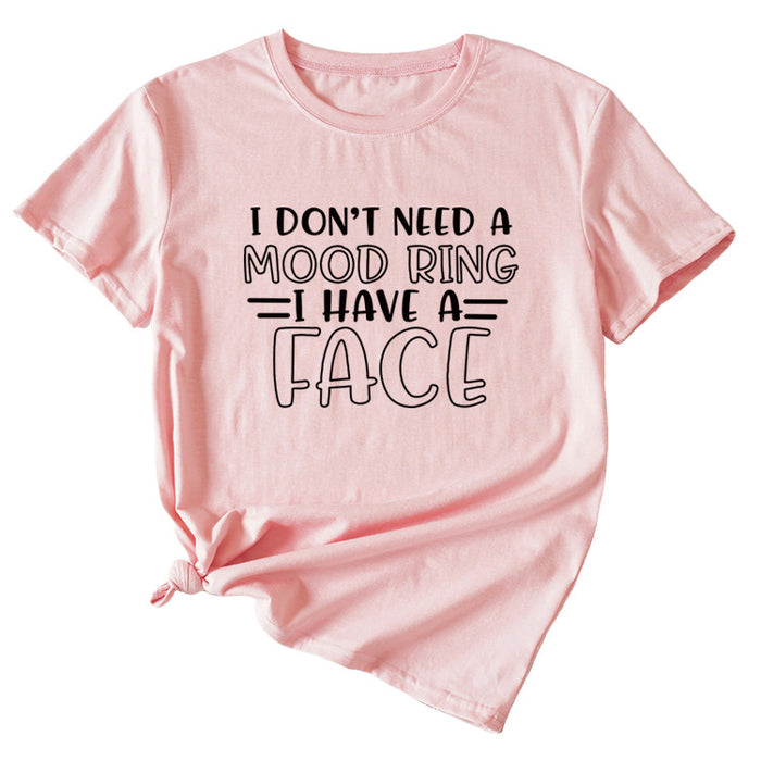 Pink (black font) / S