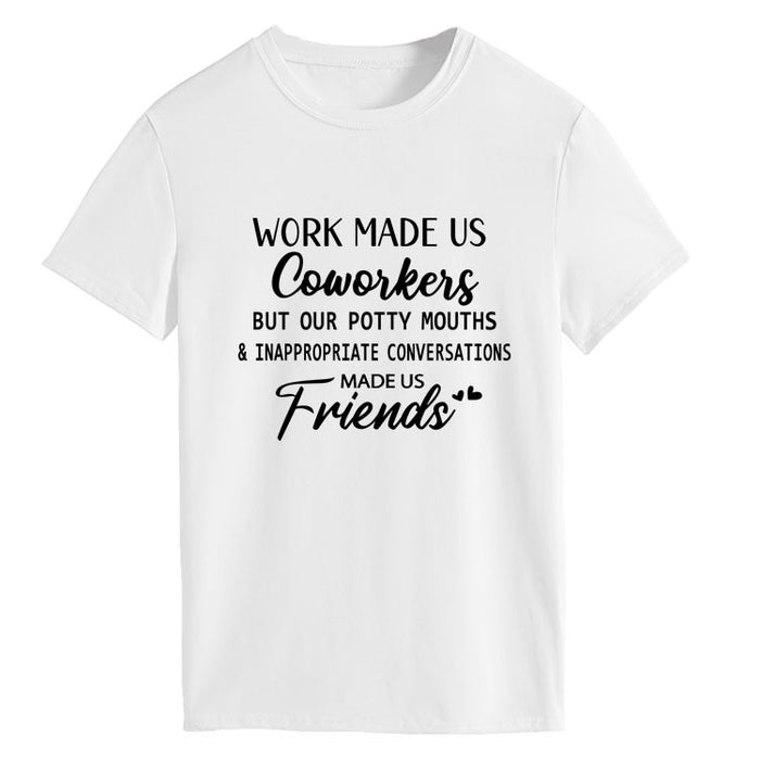 White (black font) / S