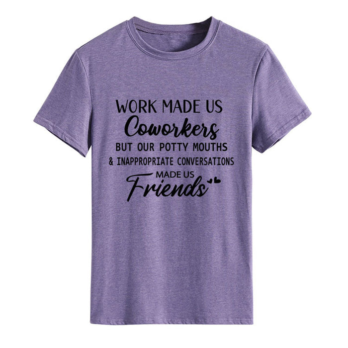 Purple (black font) / S