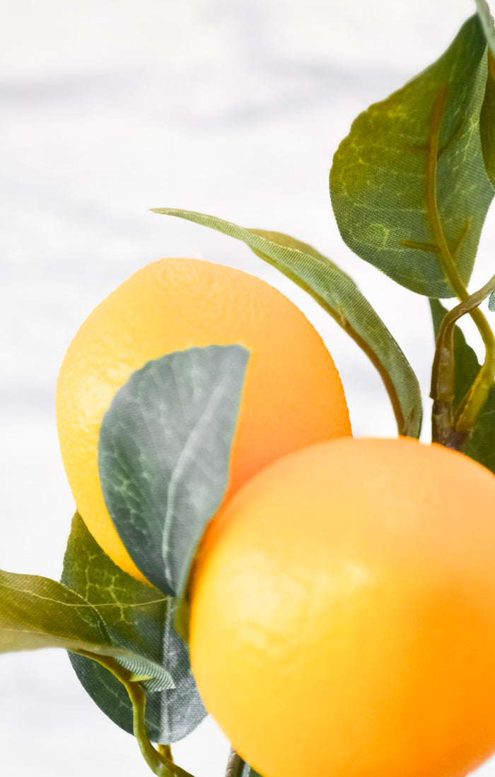 Faux Lemon Cutting