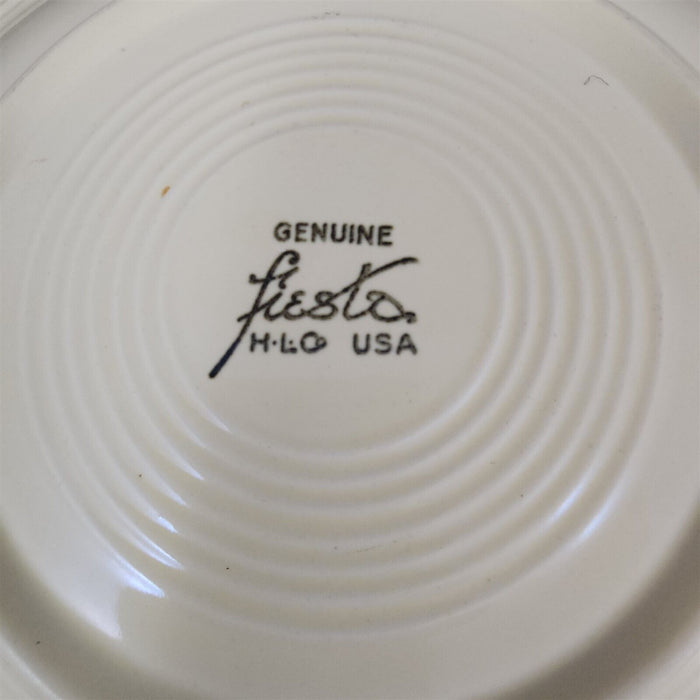 Fiestaware Homer Laughlin Fiesta 9 Â½â€ Ivory Luncheon Plate Dinnerware Set of 2