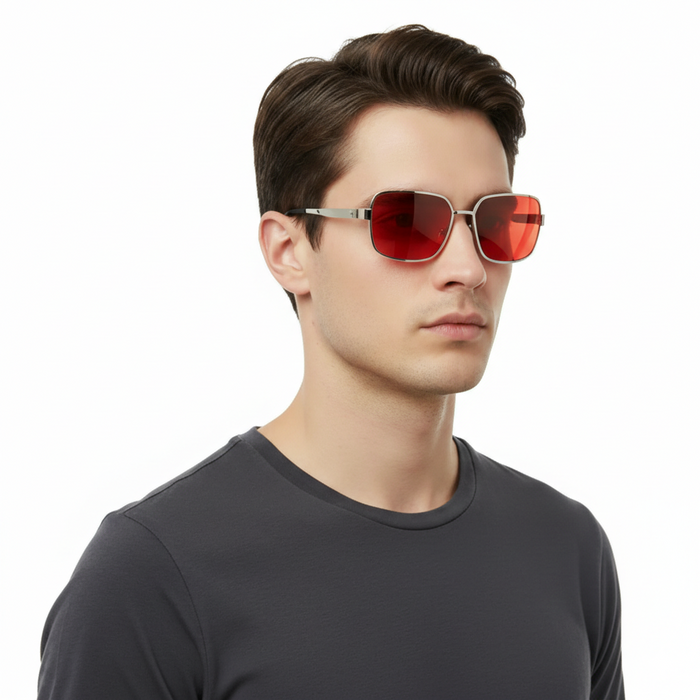 Fight Club Salesman Red Sunglasses