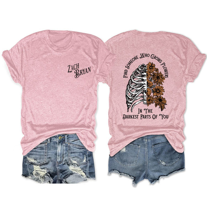 Pink front chest (black color) / S