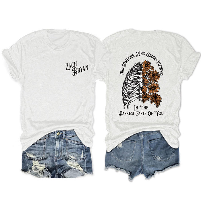 White front chest (black color) / S