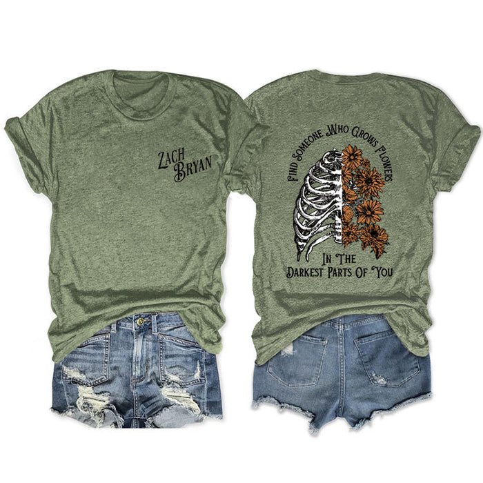 Olive green front chest (black color) / S