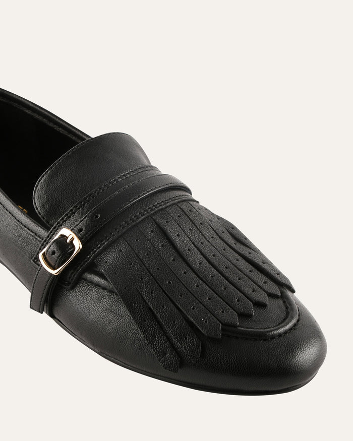 FINLEY LOAFER BLACK LEATHER