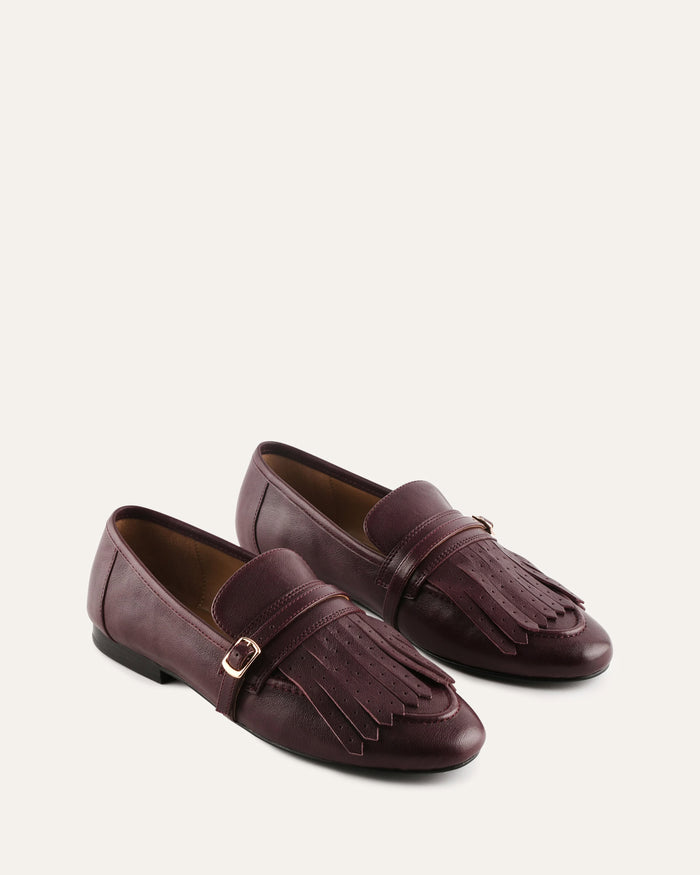 FINLEY LOAFER MERLOT LEATHER