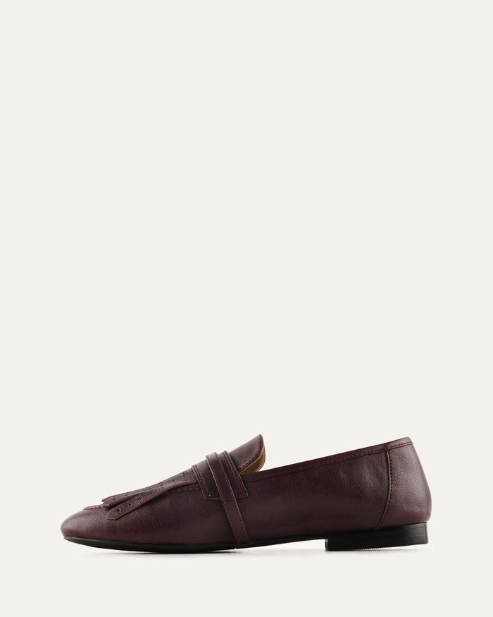 FINLEY LOAFER MERLOT LEATHER